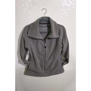 Calvin Klein Performance Funnel Neck Zip Up Fleece Sweater Jacket Womens Small